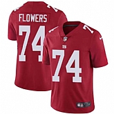 Nike New York Giants #74 Ereck Flowers Red Alternate NFL Vapor Untouchable Limited Jersey,baseball caps,new era cap wholesale,wholesale hats